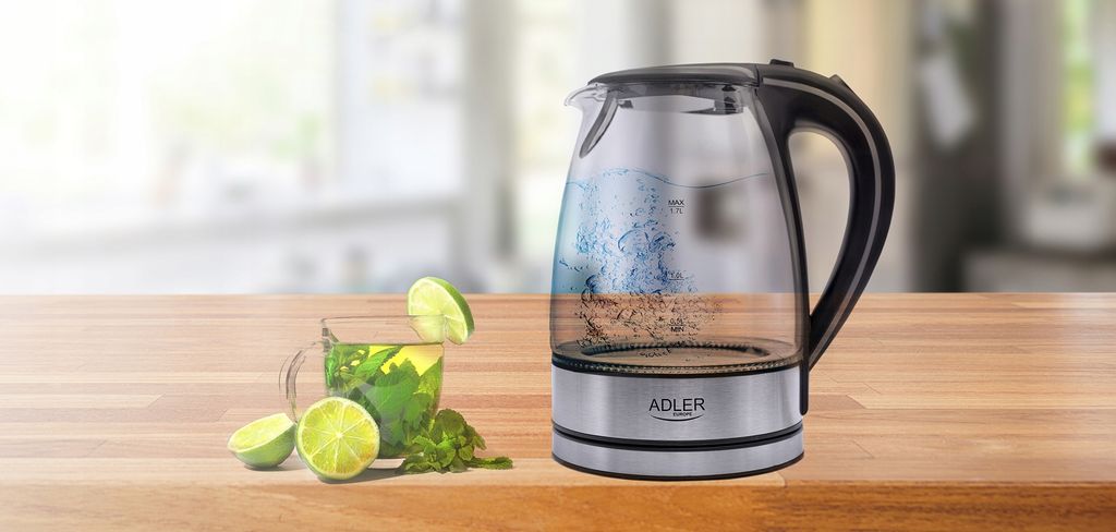 Szklany czajnik Adler ze stali nierdzewnej | 1,7 litra | Zdjęcie produktu 20