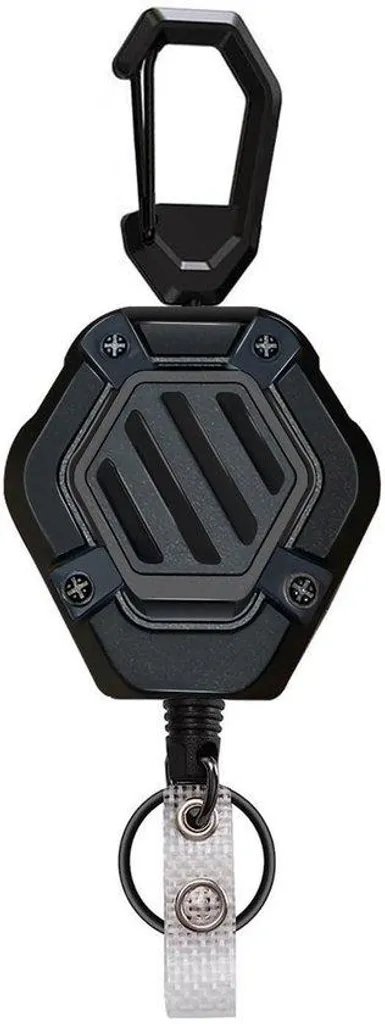 Porte-clés rétractable magnétique anti-perte avec câble acier 80cm
