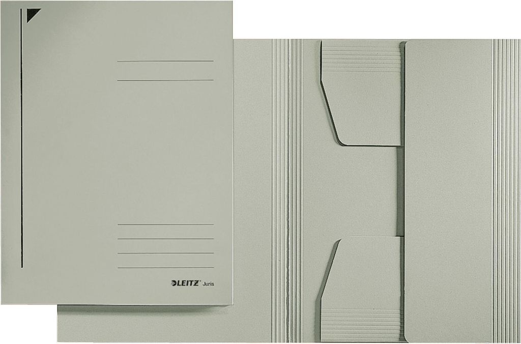 LEITZ Jurismappe DIN A4 Karton 320 g/qm grau Produktbild 