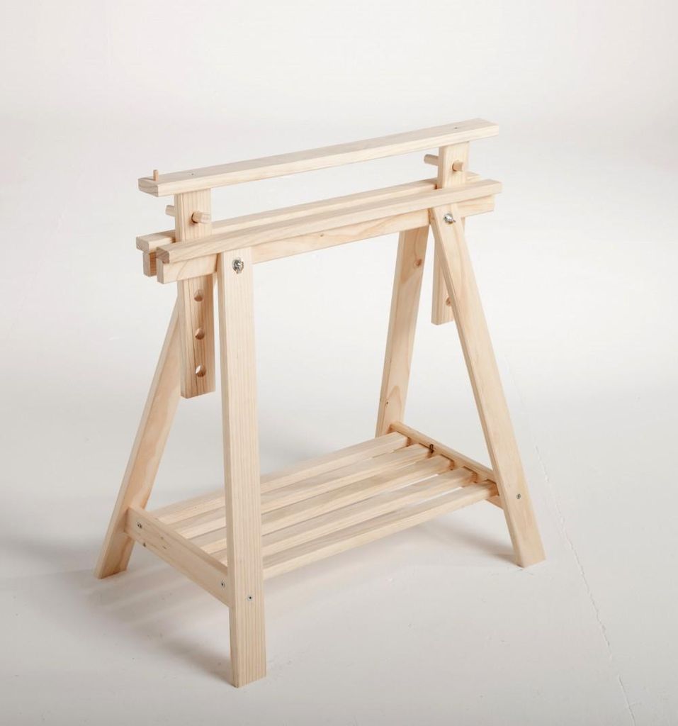 Tréteau pin architecte ASTIGARRAGA, H.70 x l.70 cm Image du produit 