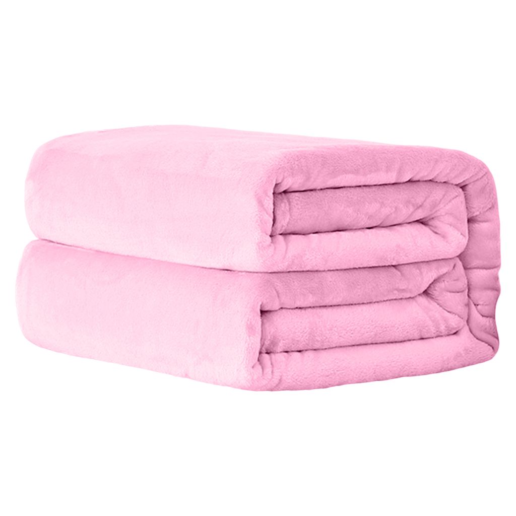 Wurf Deckenwaschable atmungsable Korallenfleece Sofa Klimaanlage Decken Haushaltsbettwäsche für kaltes Wetter-Rosa ,Größen:150CM