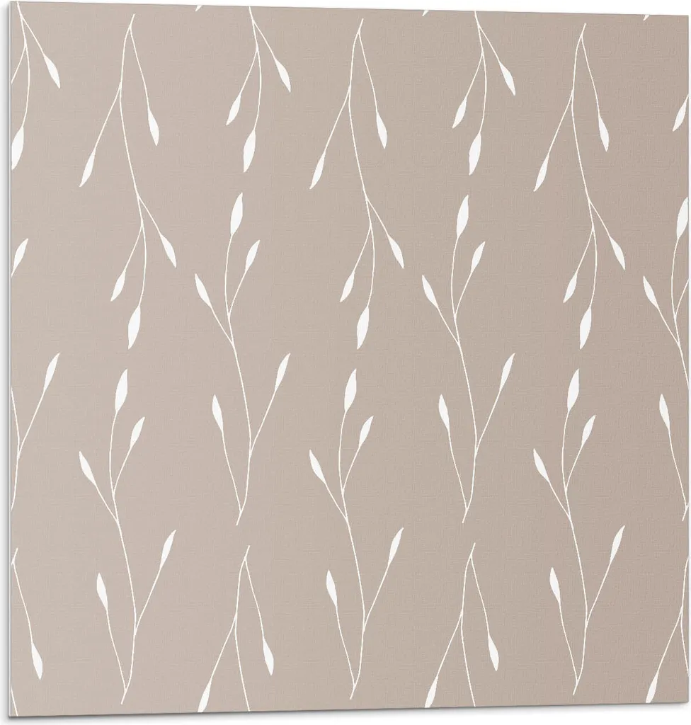 Pannello Parete Adesivo 20x20 cm Vinile Motivo Vegetale - Set 20 pz