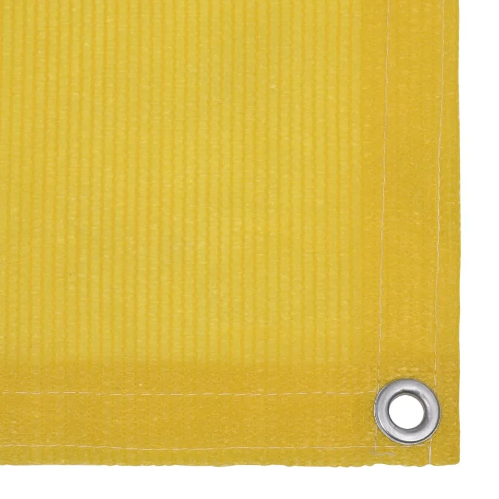 Telo Privacy Giallo per Balcone 90x400 cm HDPE | Design vidaXL - 2
