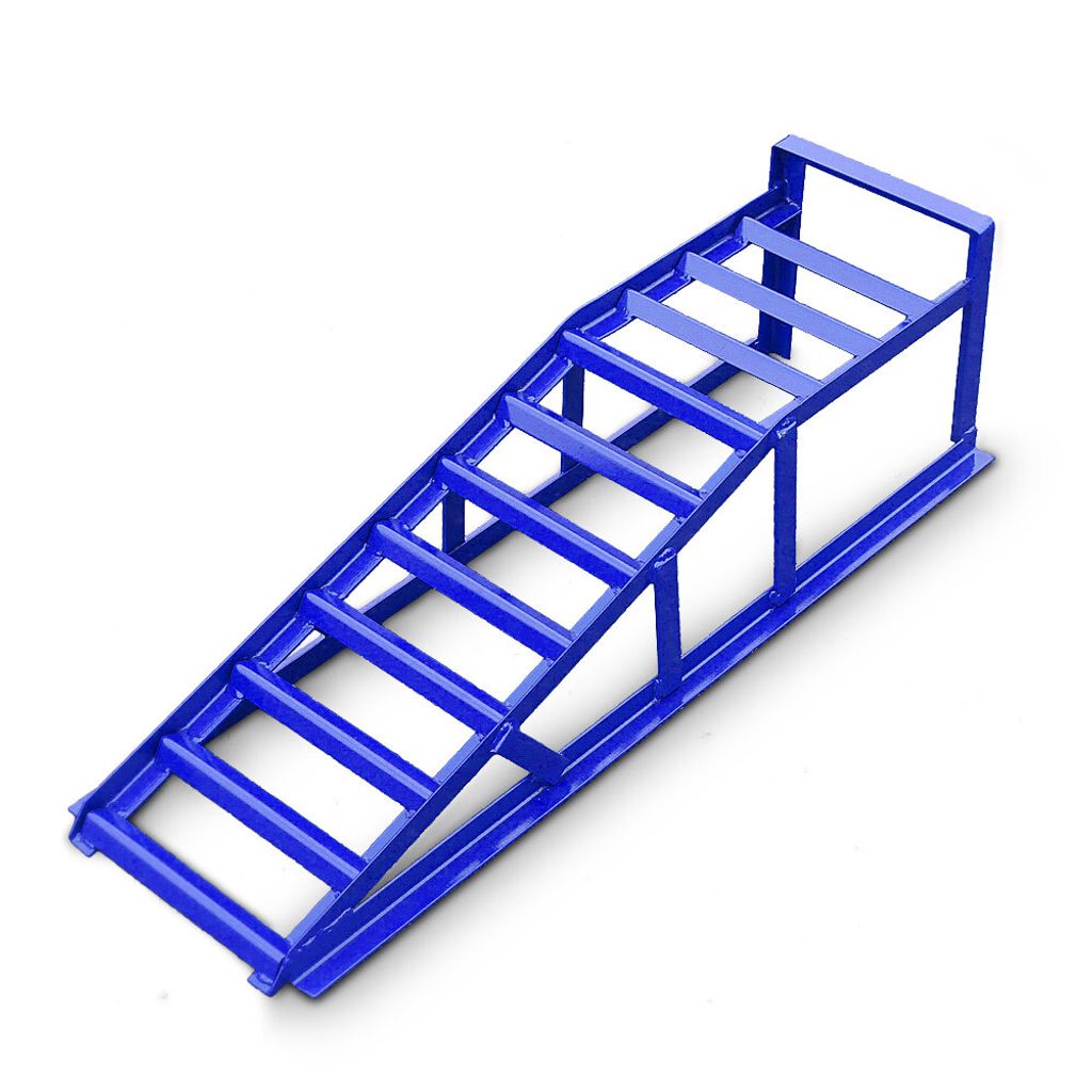 BITUXX 2x Auffahrrampen Klappbar Aus Stahl – Bis 2268kg, Für Motorräder, Rasenmäher & Mehr
