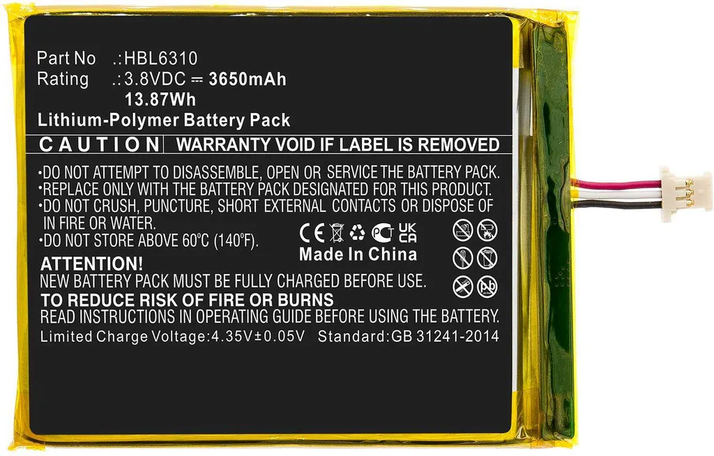 Batterie MBXPOS-BA0506 Longue Durée pour Unitech et Urovo CoreParts 5V