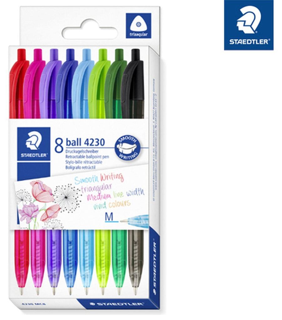 Staedtler Ball 4230 Multicolore Stylo à bille rétractable Image du produit 