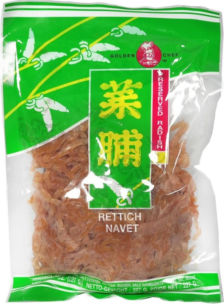 Golden Chef Rettich Streifen konserviert salzig & süss 227g Produktbild 