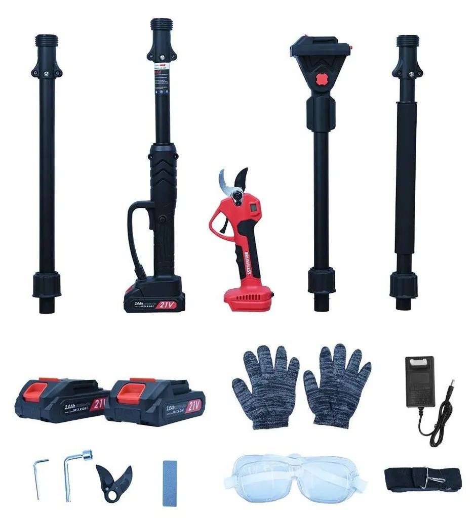 Ciseaux de jardin électriques motorisés avec modes de coupe réglables
