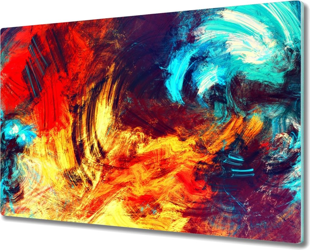 Coloray Herdabdeckplatte 80x52 cm Schneidebrett Kochplattenabdeckung Küchenbrett Hackbrett - wir Fantasie