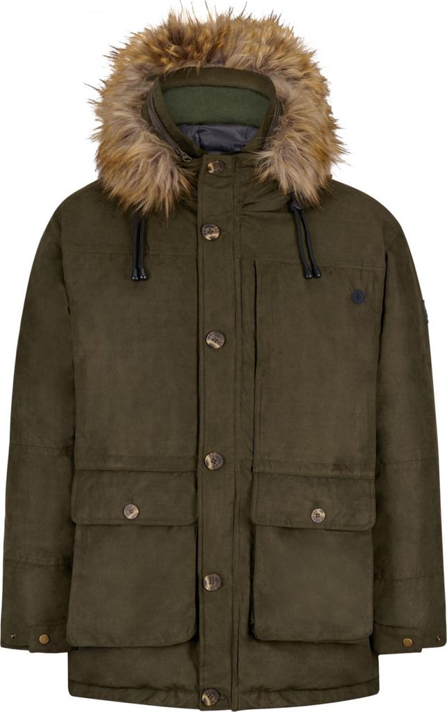 il Lago Prestige Daunen Ansitzjacke Passion Pro Herren (Oliv) Größe 5XL