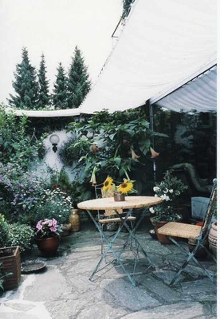 Seilspann-Sonnensegel weiß 420x140 cm