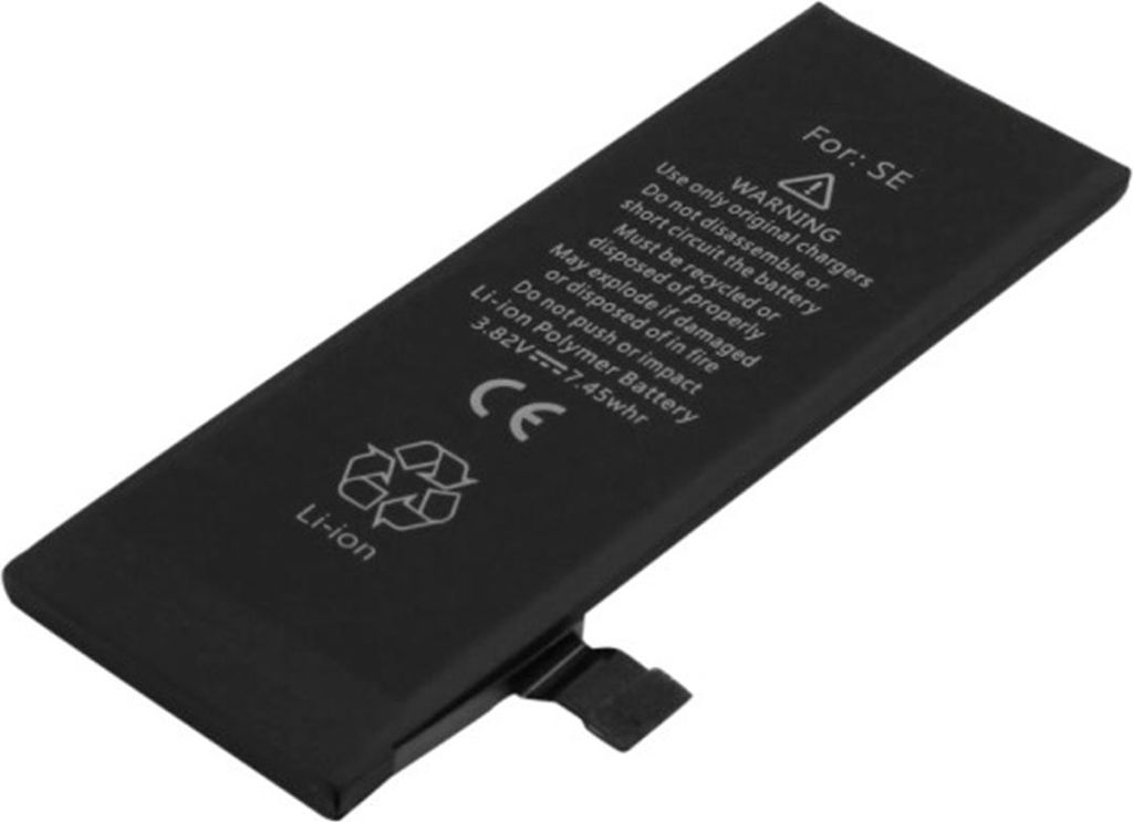 Avizar, Akku iPhone SE 2016 3,82 V 1950 mAh Li-Polymer, Schwarz