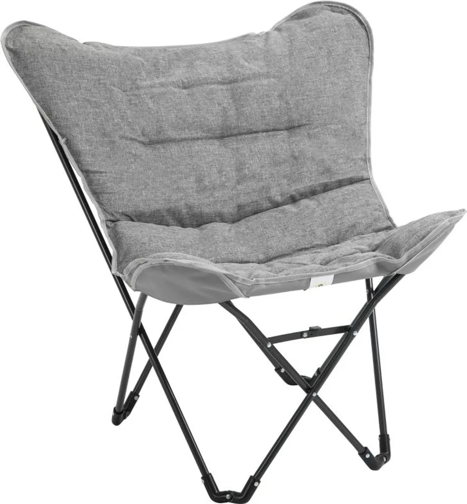 Siège de camping pliable avec accoudoirs pour randonnée et voyage