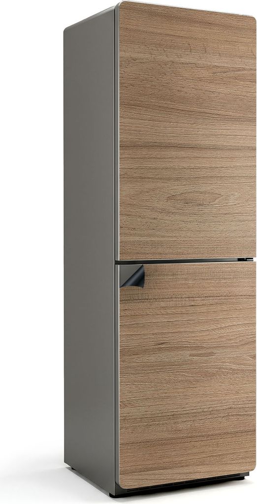 Natürliche Holzstruktur – Magnetische Kühlschrank Abdeckung – Dekorfolie magnetisch Küche – Kühlschrank Magnet Deko – selbstklebende Ma...