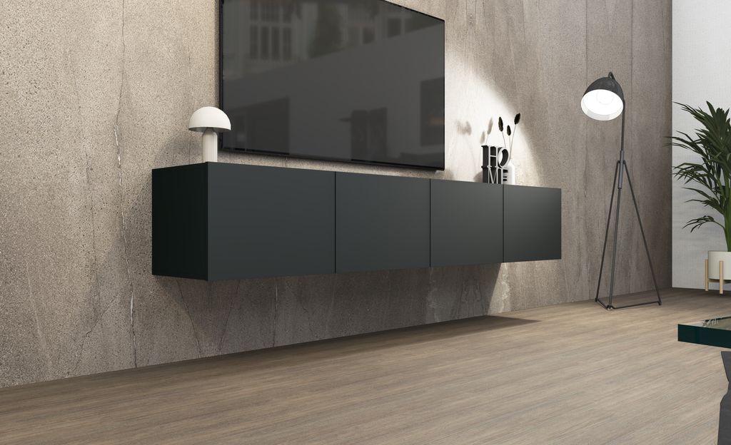 Kommode Lowboard "Sophia" hängend 200cm 4-türig Produktbild 
