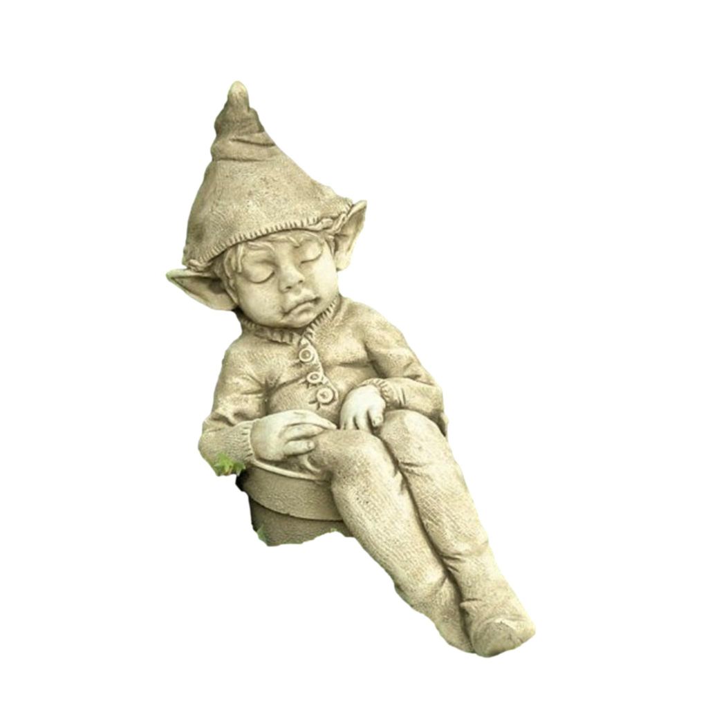 Schöner Wichtel Little Joe aus Steinguss Frostfest Witterungsbeständig PGS-010