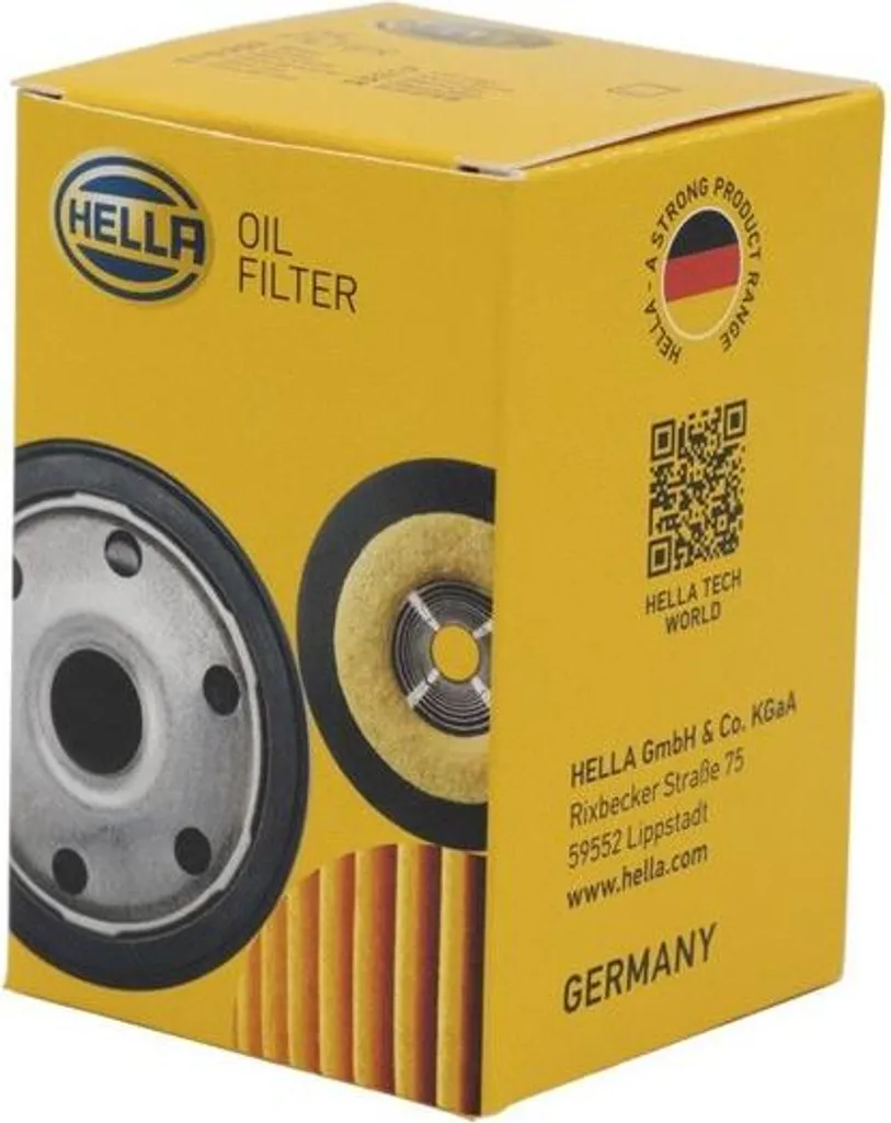 Cartouche de filtre à huile Ø 54 mm HELLA IAM-Expertise pour BMW Série 3