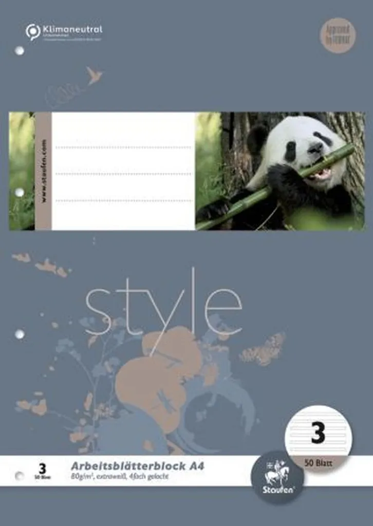 Blocco Forato Ursus A4 LIN3 50 Fogli - Perfetto per Quaderni ad Anelli