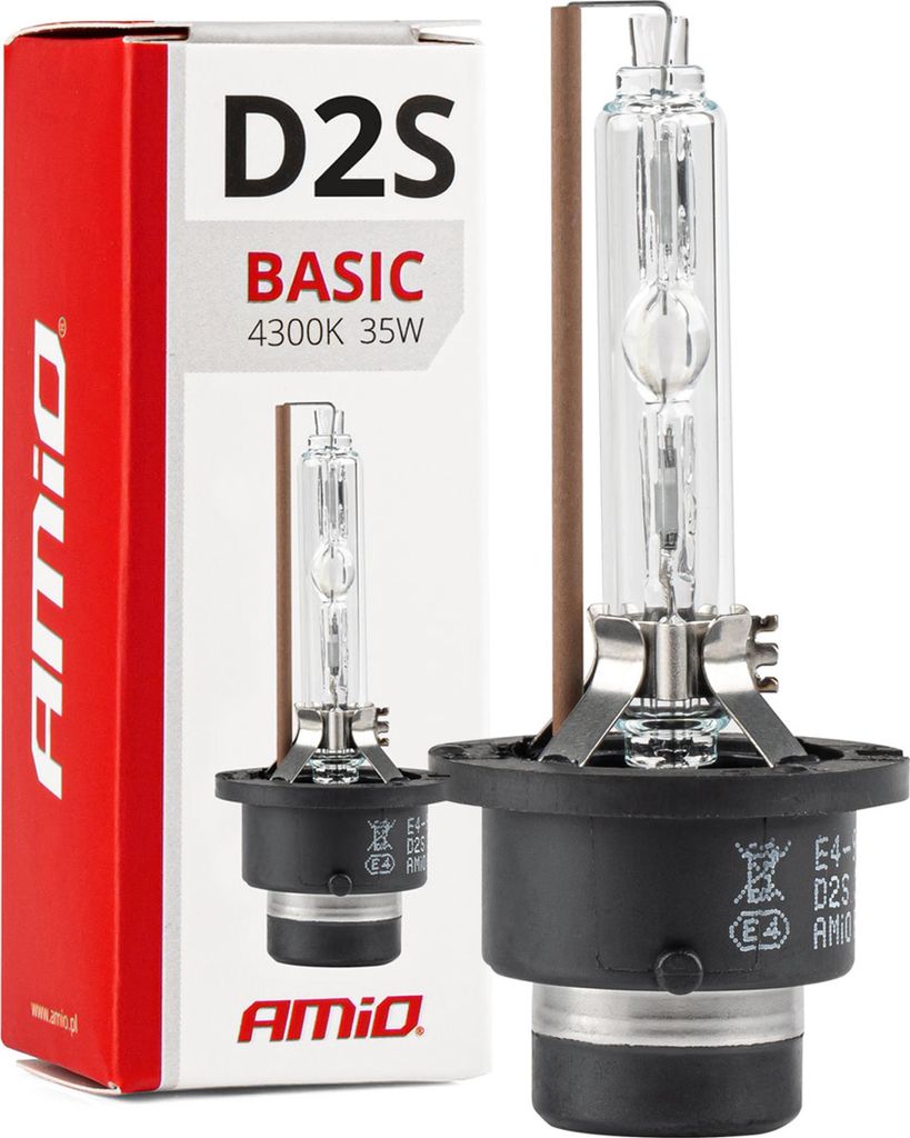 Xenon D2S 4300K lamp AMiO BASIC, hoge lichtkwaliteit, Productafbeelding 