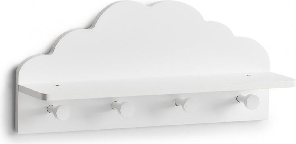 Cloud Wandaufhänger mit Regal weiß Produktbild 12