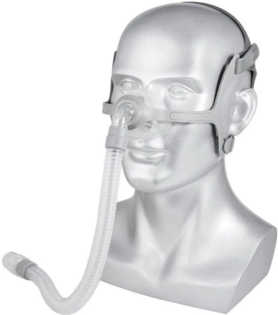 Masque pour l'apnée du sommeil avec bandeau réglable taille moyenne