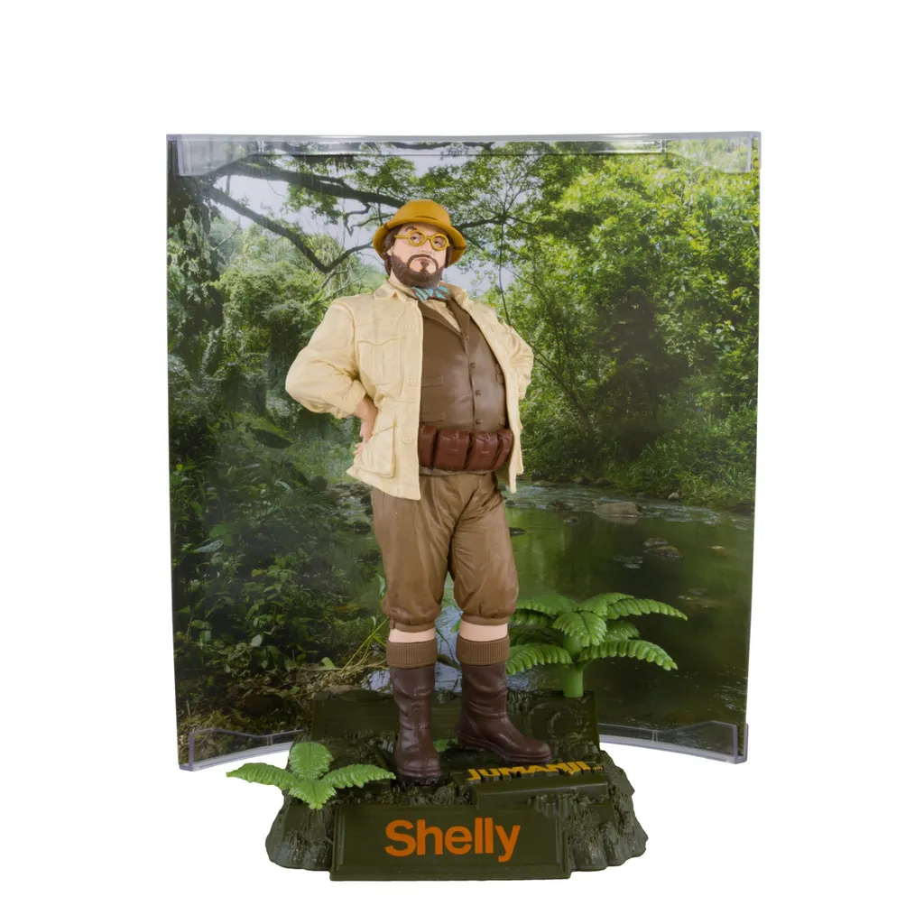 Figurine de Collection Jumanji Professeur Sheldon Oberon Authentifiée