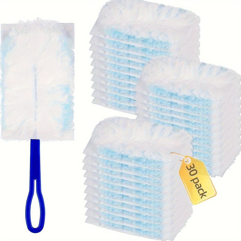 Duster Ersatzvlies 30 Stück, Schwerlast Multi-Oberfläche, Für Swiffer Duster 180 Und Verlängerbarer Griff