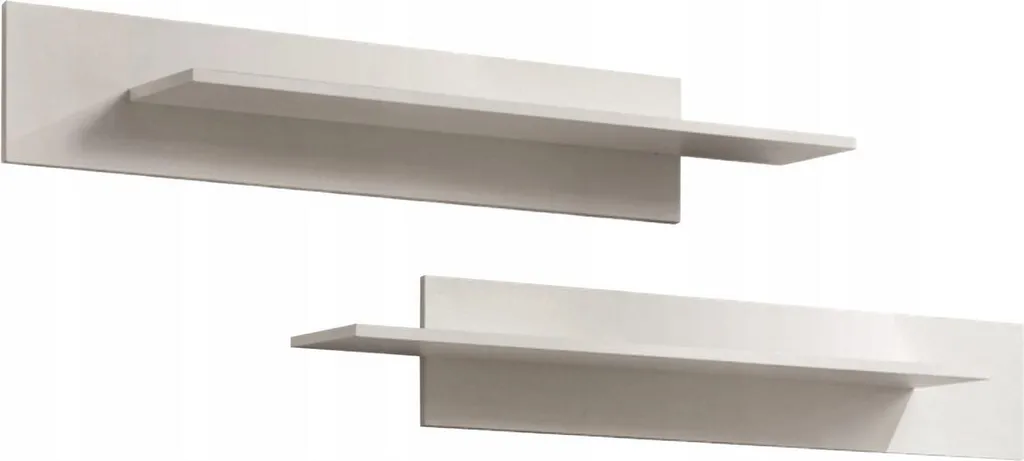 Ensemble de 2 étagères suspendues FREYA coloris cachemire - Lot duo