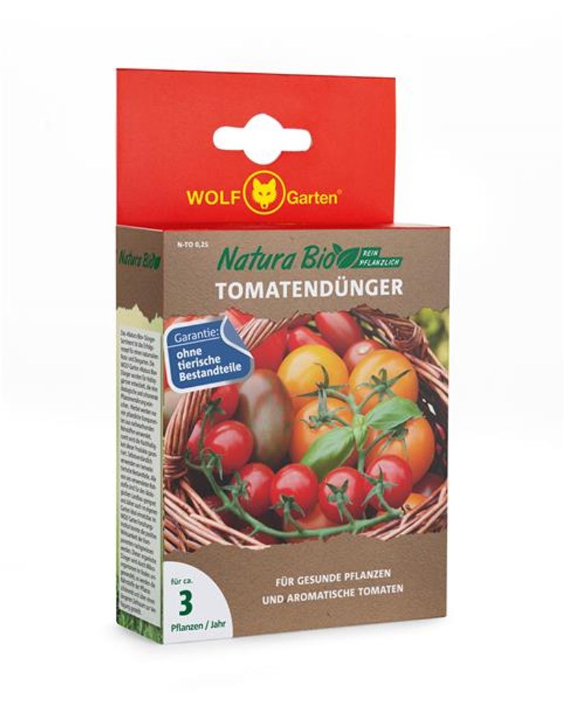 Wolf Garten Natura Tomatendünger N-TO 0,25 für 3 Pflanzen