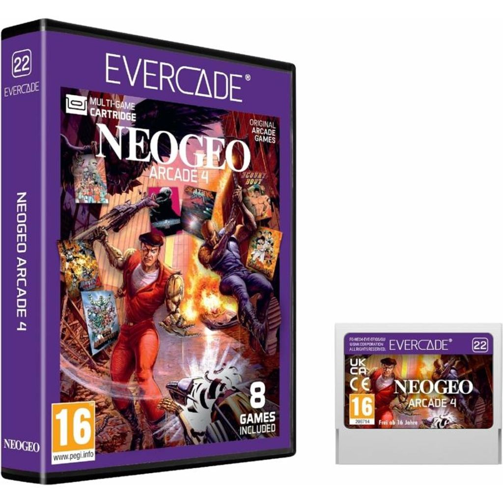 Evercade NEOGEO Arcade Collection 4, Evercade, Očakávané Obrázok produktu 