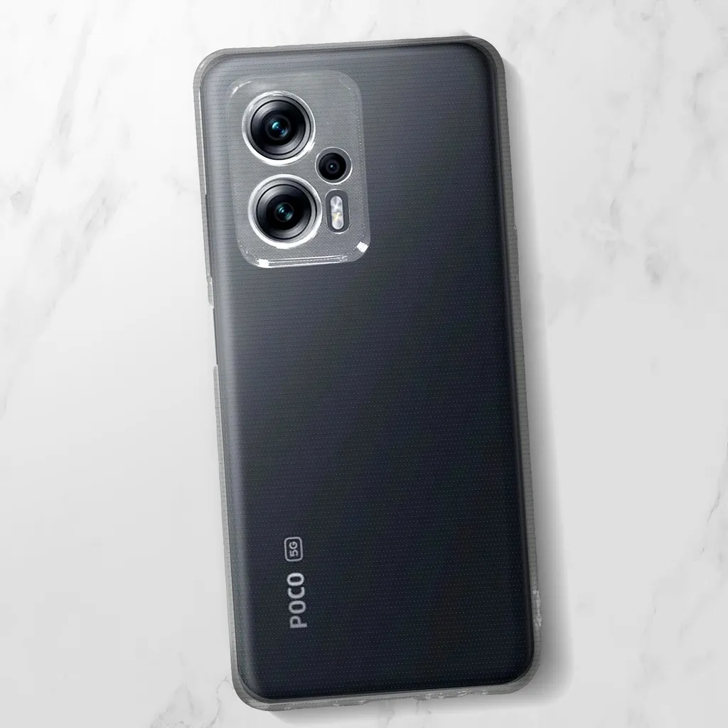 Avizar, set di protezione a 360° per Xiaomi Poco X4 GT: cover + pellicola, trasparente - 5