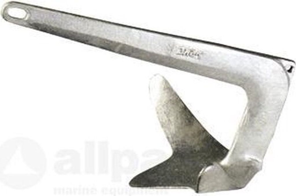 Allpa verzinkter Stahl Bruce Anker 15 kg