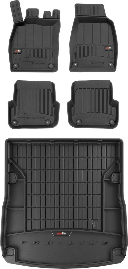 FROGUM 3D Gummimatten und Kofferraummatte für Audi A6 C6 2006-2011