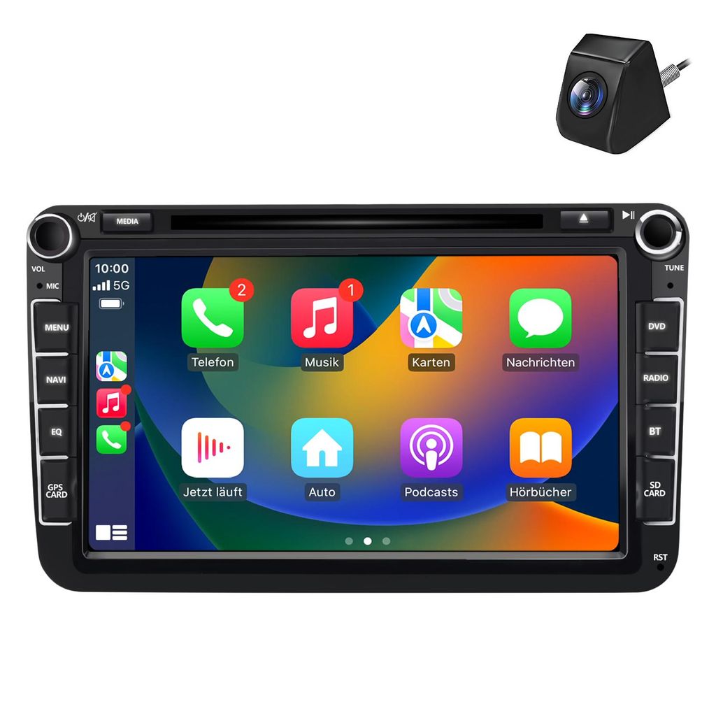 Android Radio 8" CD DVD für VW Golf 5/6 Variant / Polo 6R / Produktbild 