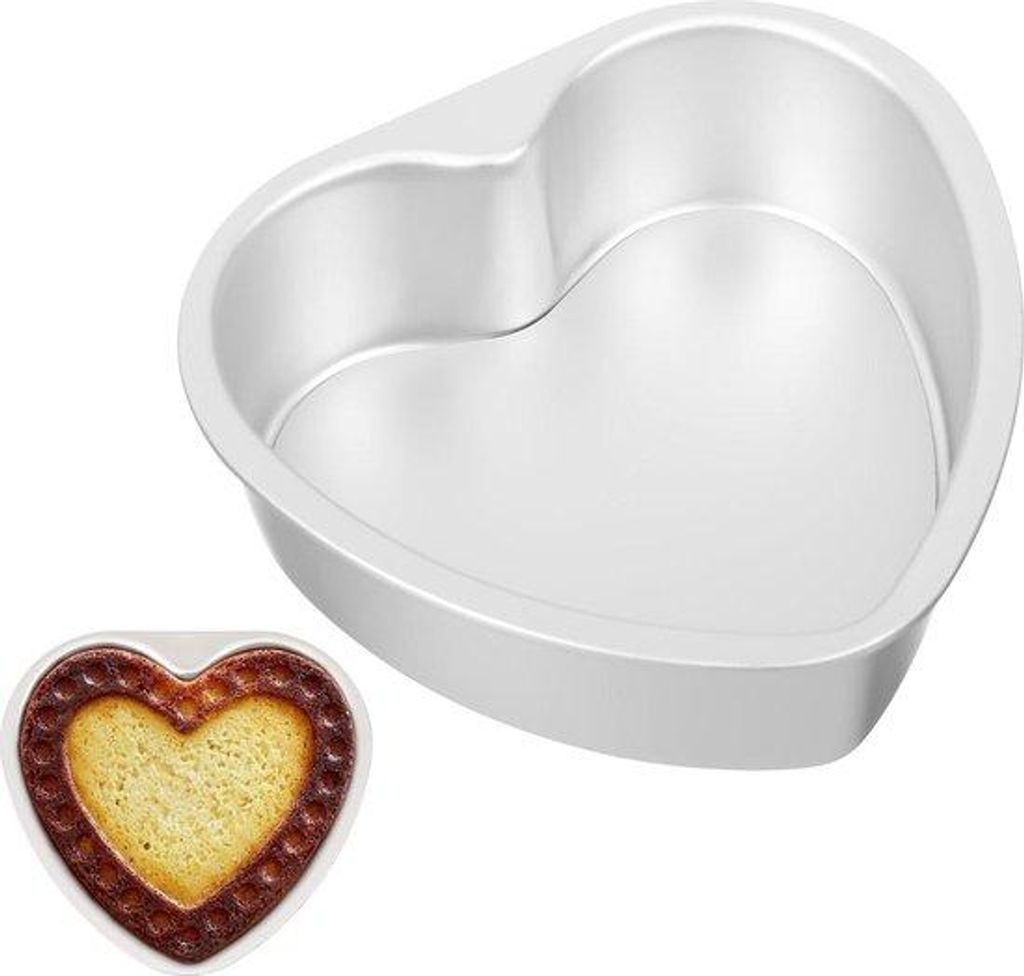 Tief 6-Zoll Hartkuchen-Backform mit Entfernbarer Boden aus Aluminium
