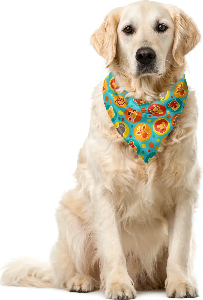 Regalo per il tuo Pet: Bandana Cartoon ABAKUHAUS 40x40 Multicolore
