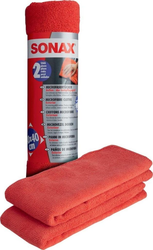 Sonax 04162410, Auto, Suchá handrička, Telo, Červená, Obrázok produktu 