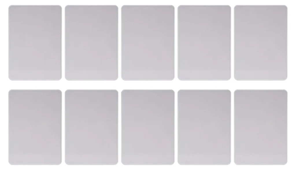 Tableau Blanc Magnétique 21x30 cm Double Face avec Bordure Blanche