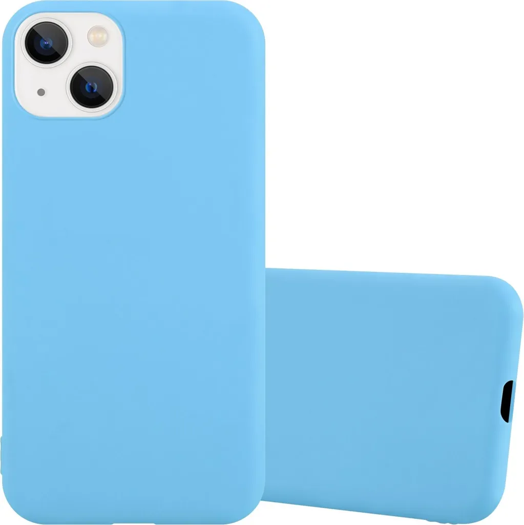Cover iPhone 14 PLUS Cadorabo Slim Blu: Custodia Silicone TPU Premium