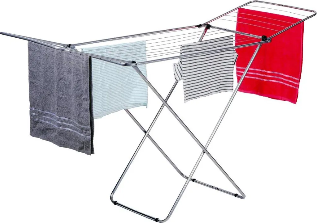 Séchoir à linge Dirt Devil 18m structure métal et pieds stables