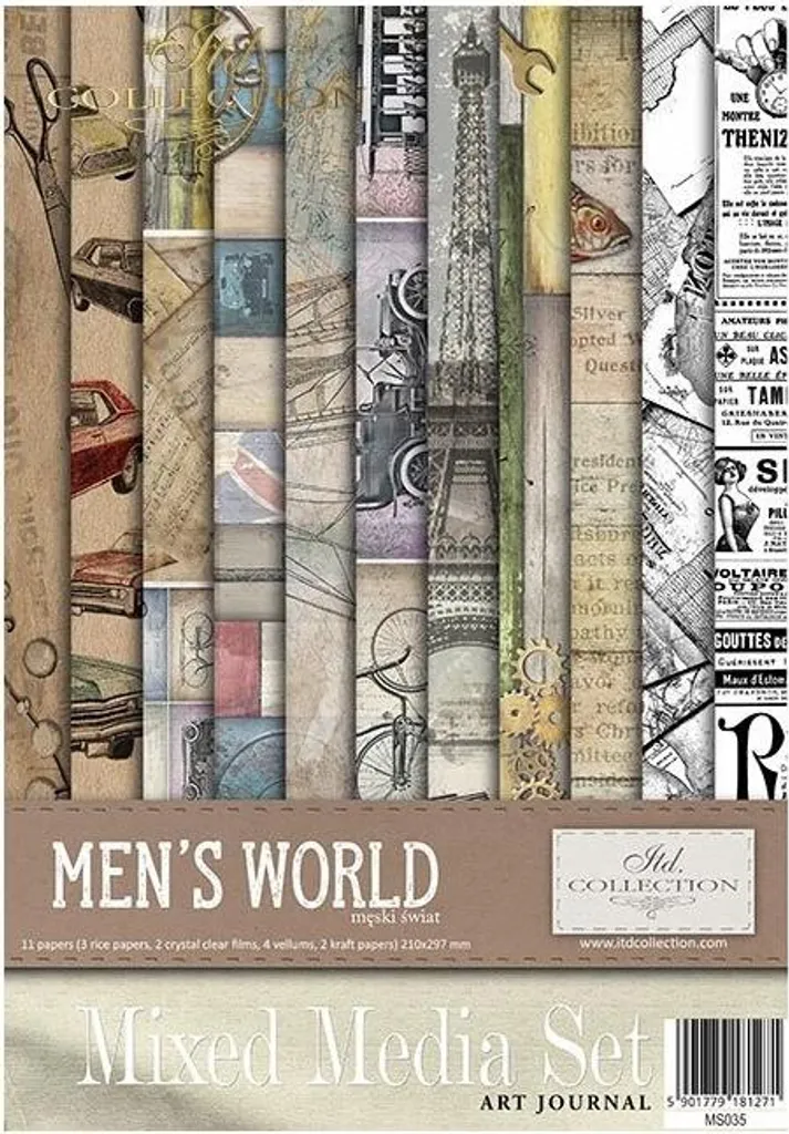 Papeterie créative MS035 Monde des Hommes - Set de bricolage pour adulte