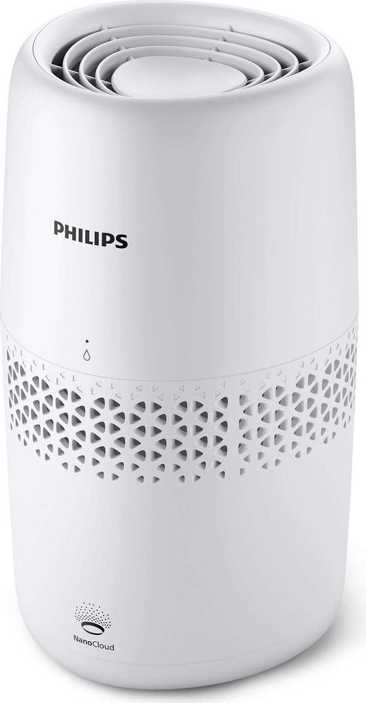 Philips Luftbefeuchter 2000 Series, NanoCloud für bis zu 99% weniger Bakterien, bis 31 m², Weiß (HU2510/10)
