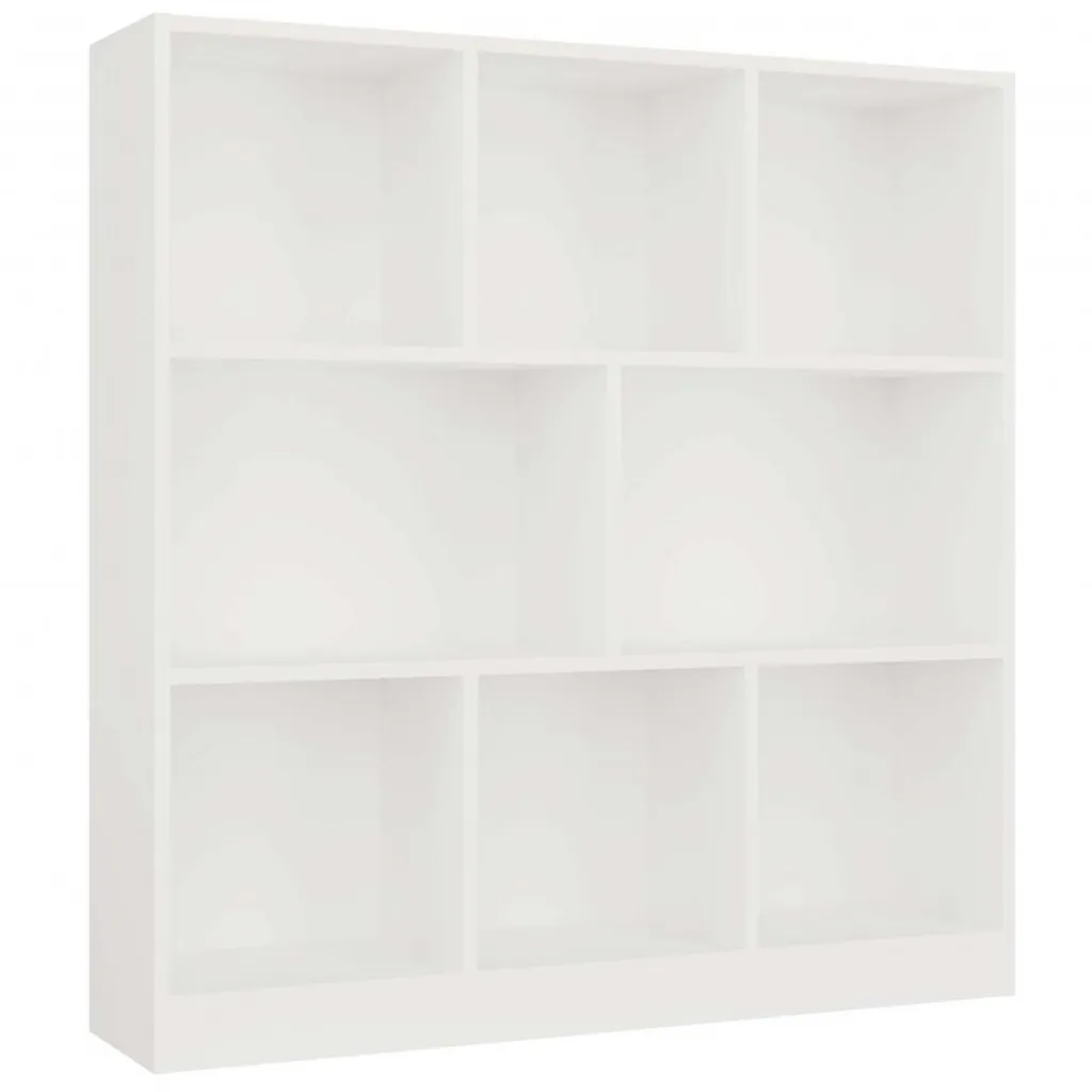 Étagère de rangement AIVO 60x140 cm blanche pour bureau ou salon chic