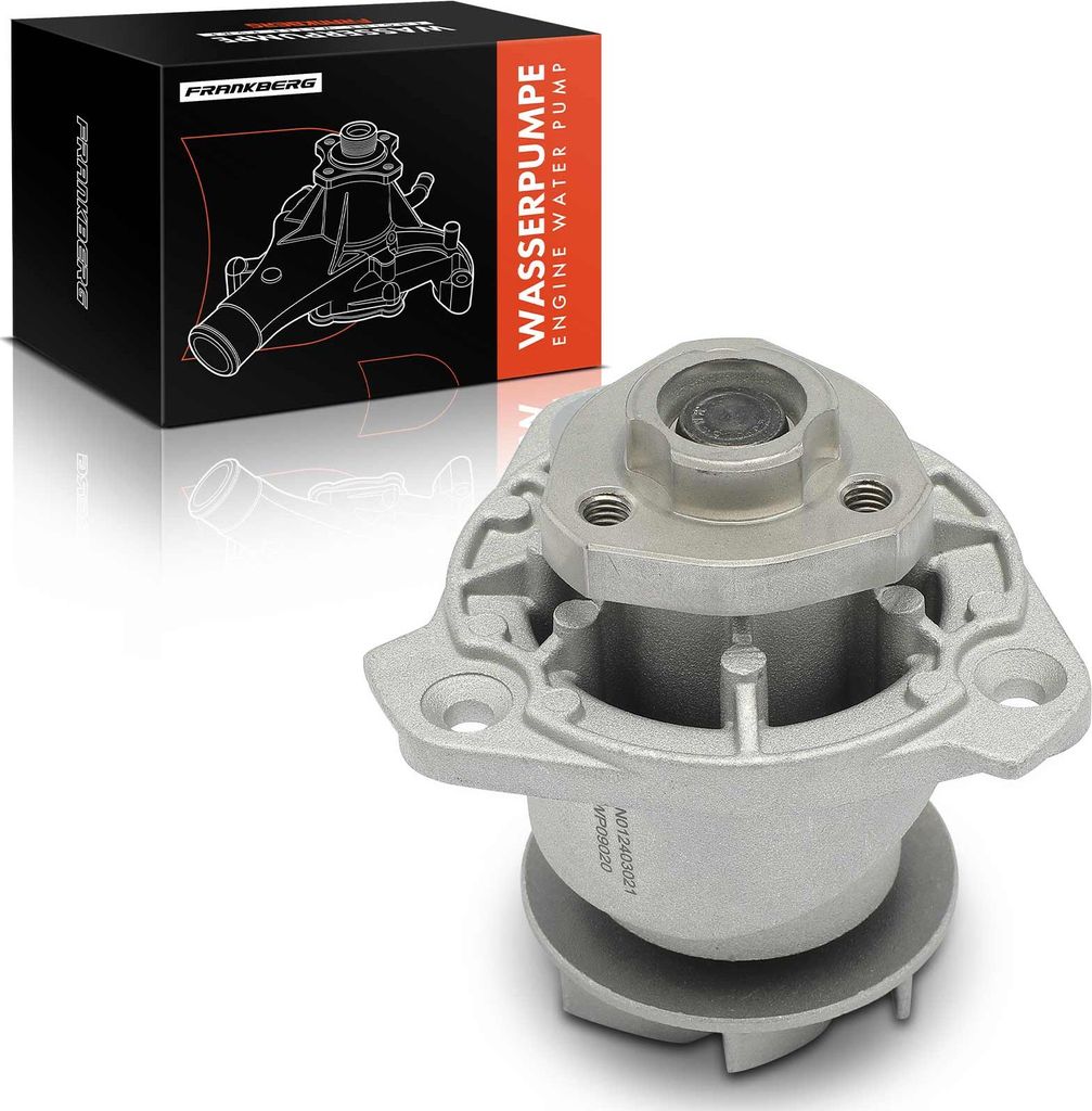 Frankberg 1x Wasserpumpe Kühlwasserpumpe für VW Golf 4 1J1 5 1K1 Passat Audi A3 Skoda Seat