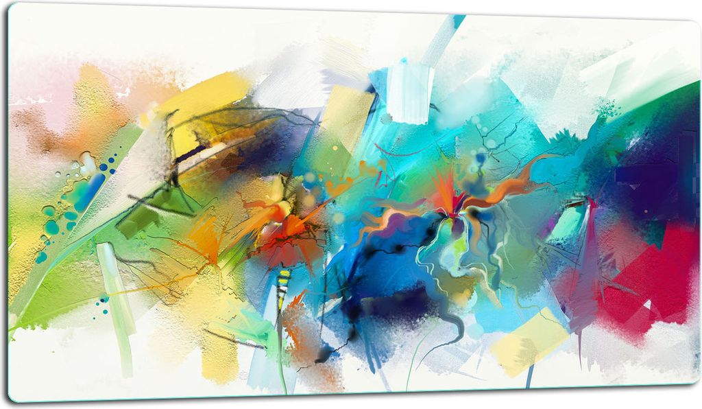Glasschneidebrett Herdabdeckplatte Glaskeramikkochfeld Universal 52x30 cm, Bild