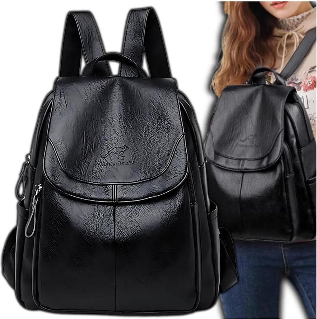 J&W City-Rucksack für Damen Bretda schwarz One size Produktbild 