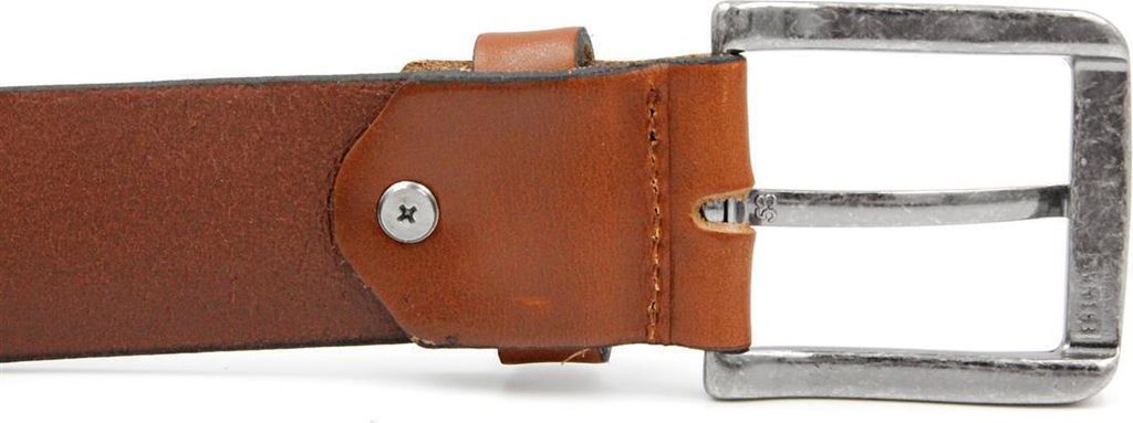 Red Bridge Herren Gürtel Echtleder Ledergürtel Leather Belt Scratched