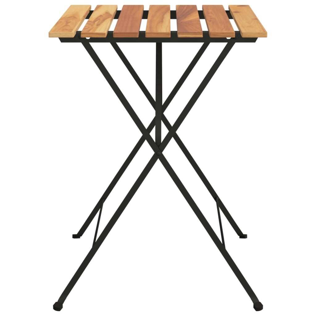vidaXL Bistro stůl skládací 55x54x71 cm masivní dřevo teak Obrázek produktu 