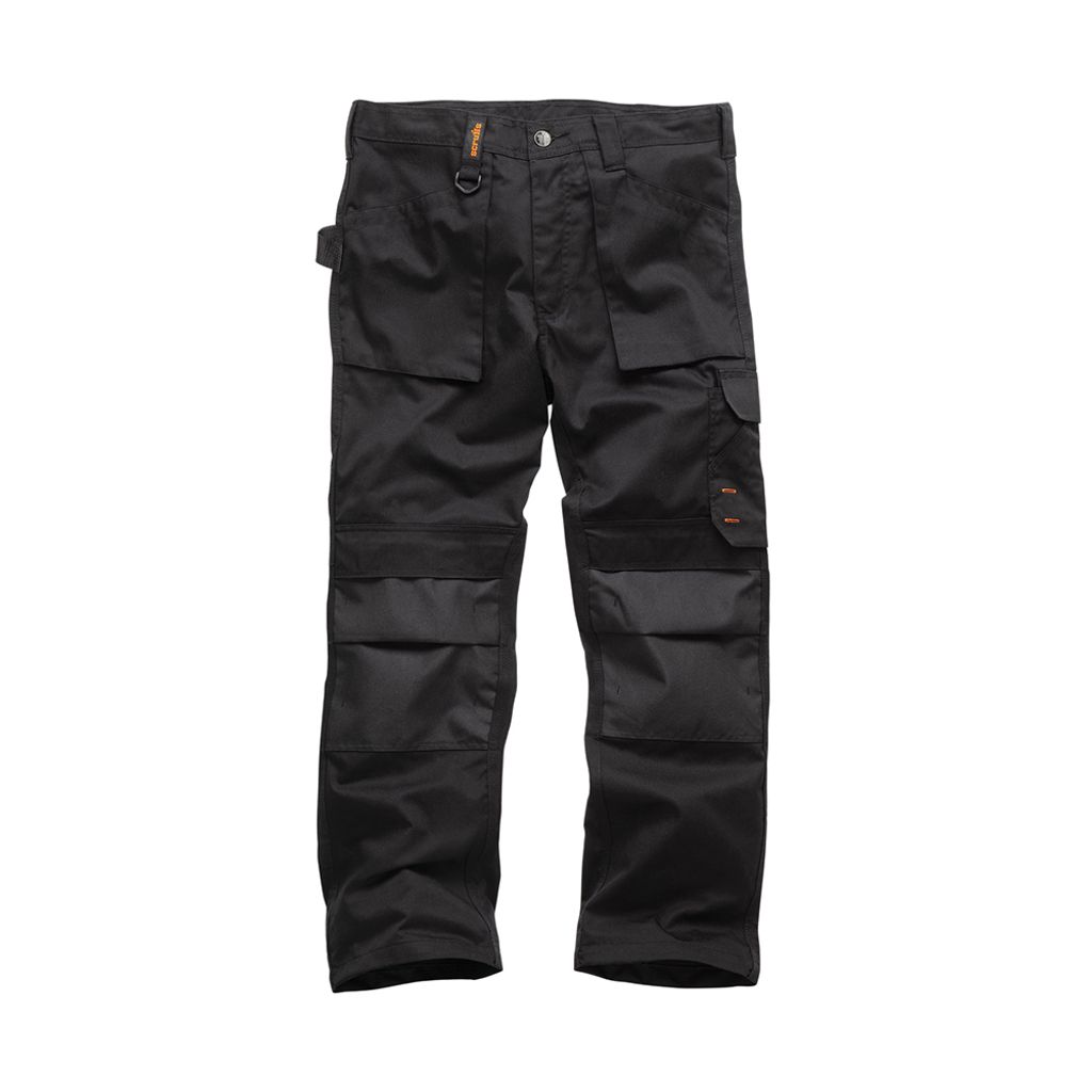 Scruffs - Arbeitshose „Worker“, schwarz Größe 114 lang