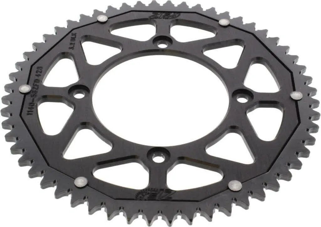 Couronne 56 dents pas 428 noire ZF pour Beta RR spéciale Enduro